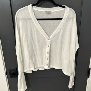 Urban outfitters waffle cardigan